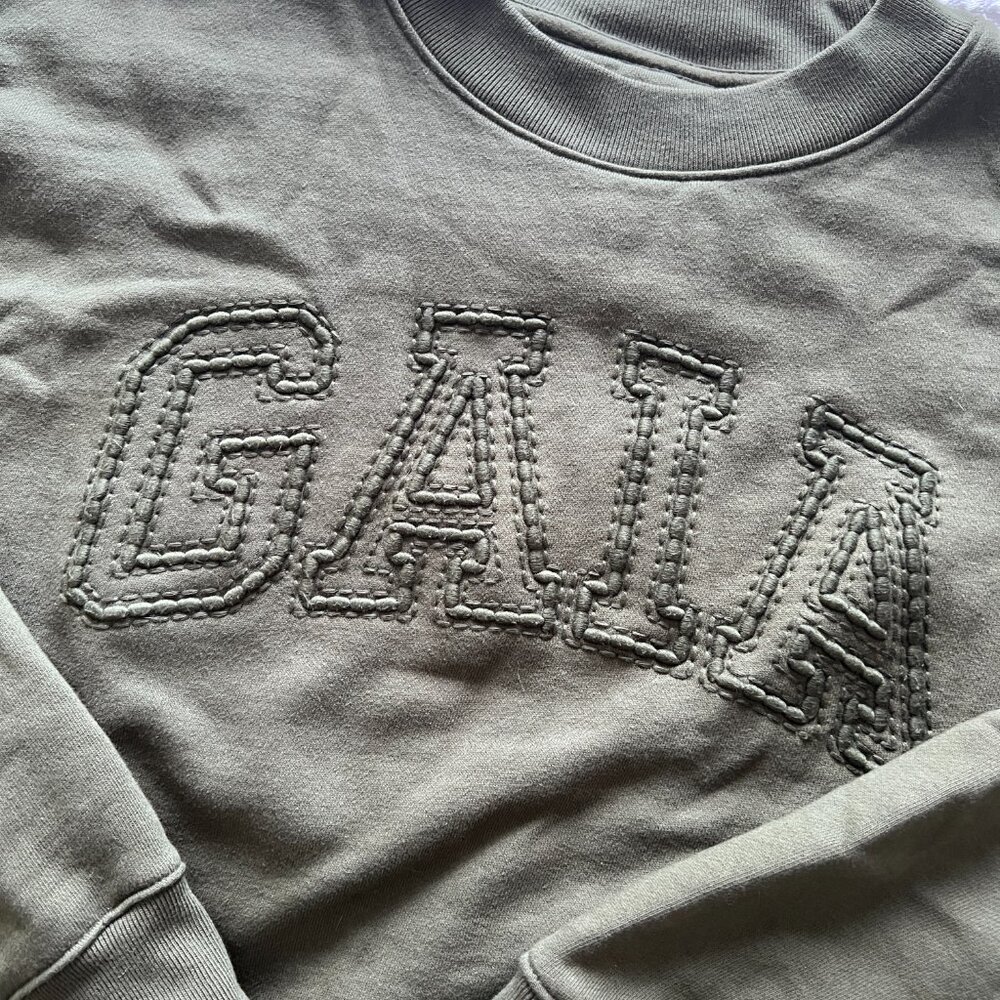 Gap x Cult Gaia Cropped Logo Sweatshirt - Picture 5 of 7